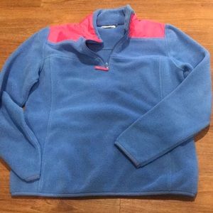 Vineyard Vines Pink and Blue Fleece Shep Shirt
